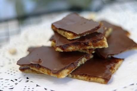 Chocolate Cracker with Toffee