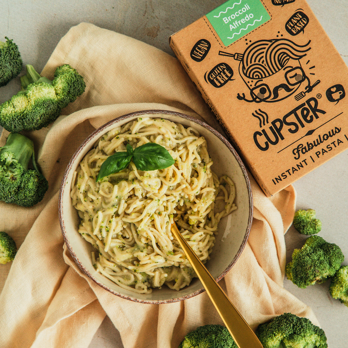 Cupster Instant Not Alfredo Broccoli Pasta 94g