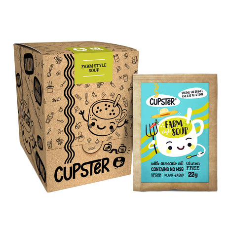 Cupster instant farm style soup 10 pack (10x22g)