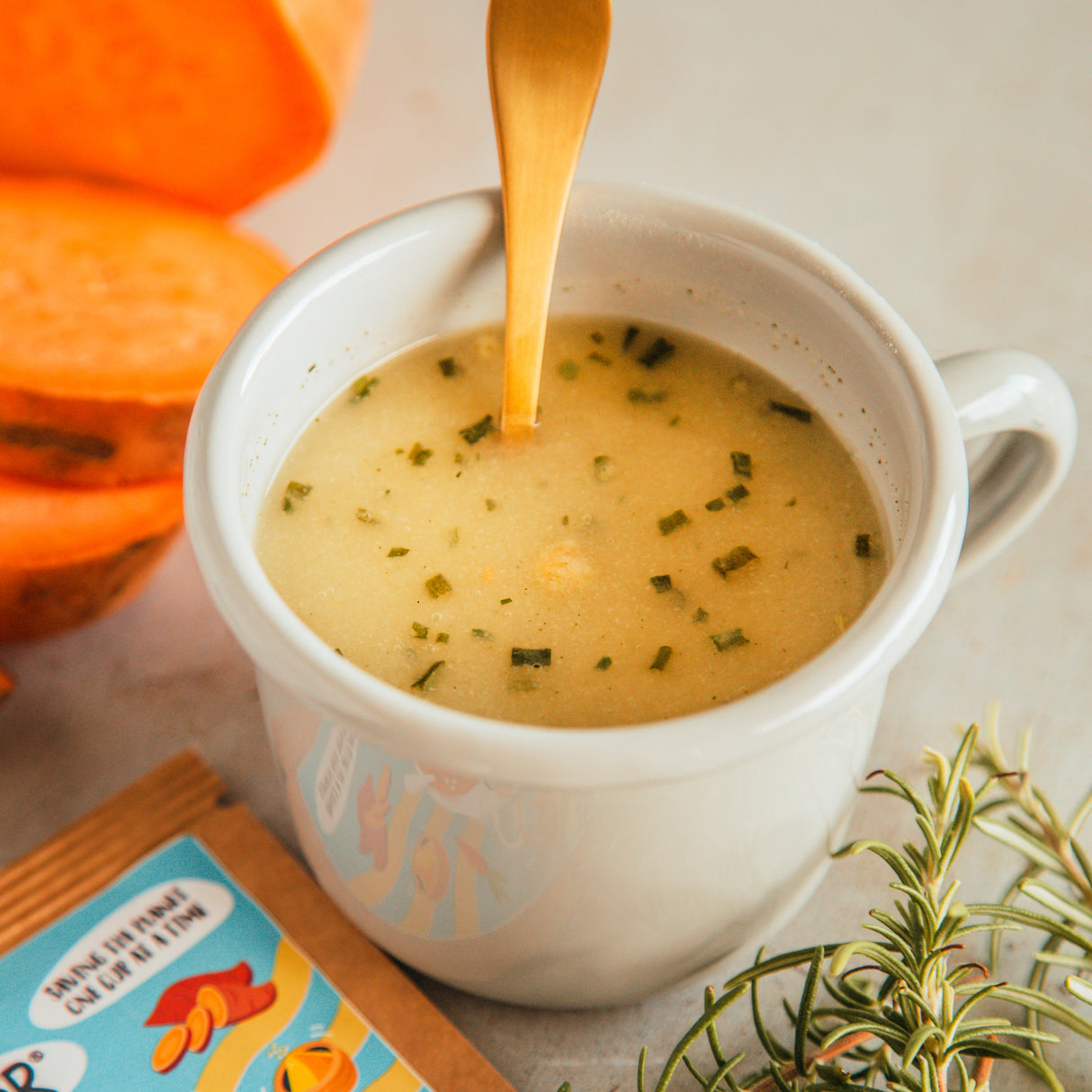 Cupster мигновена крем супа от сладки картофи 10 опаковки (10x30g)