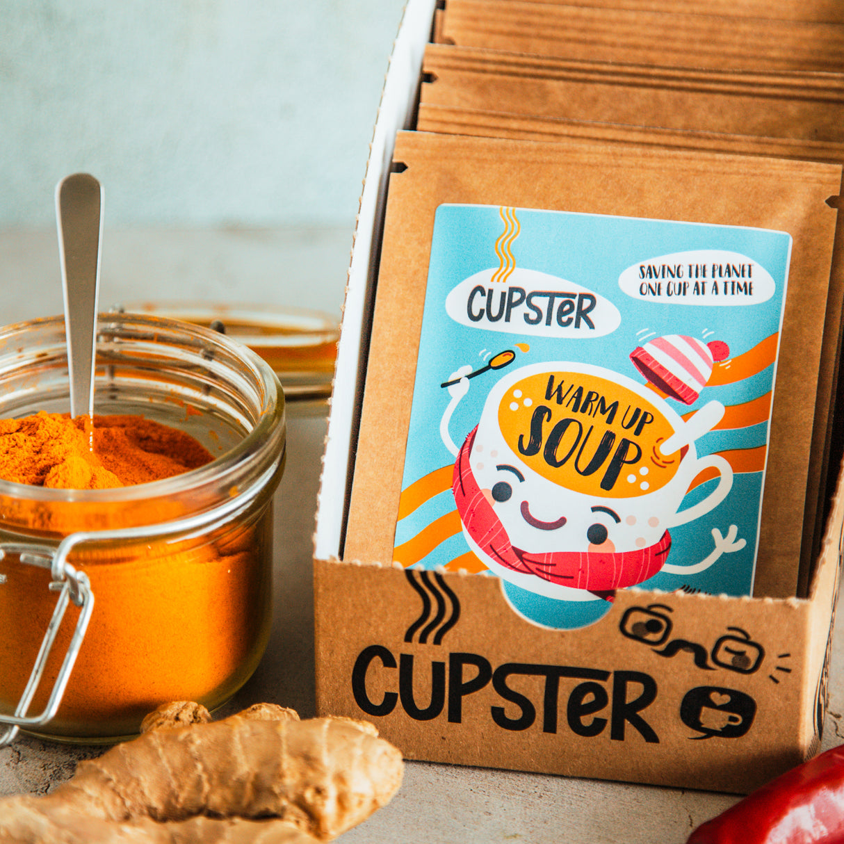 Cupster instant warm up soup 21g