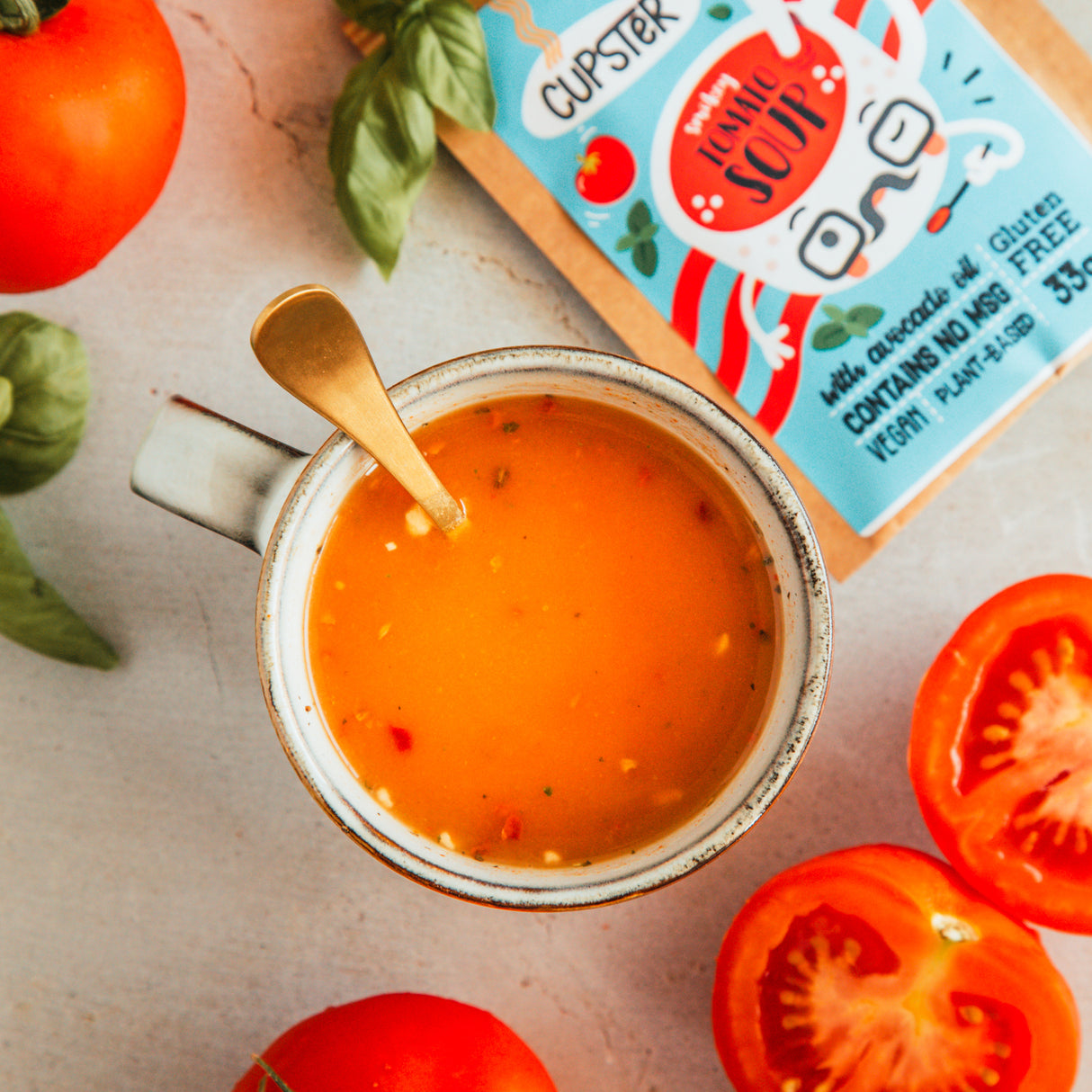 Cupster instant smokey tomato soup 33g