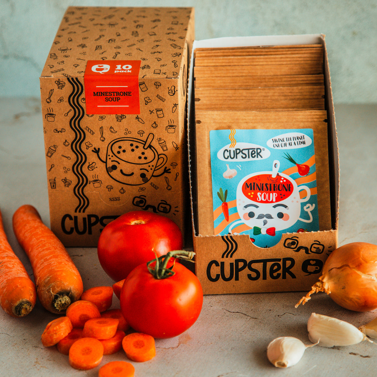 Cupster instant minestrone juha 22g