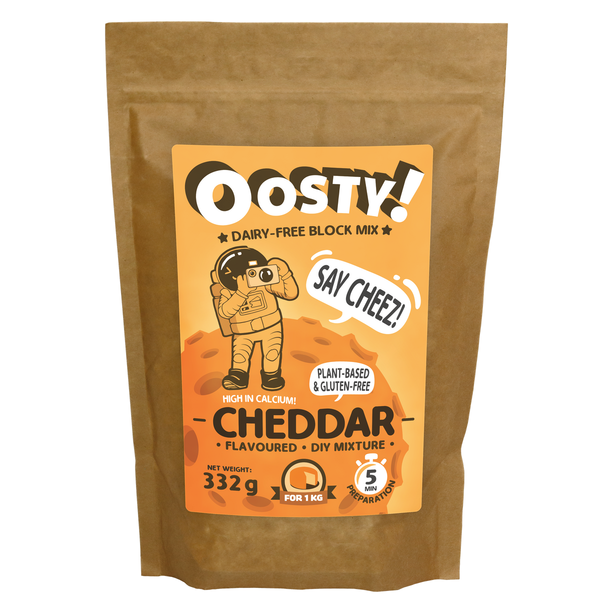 Oosty pflanzliche Mischung mit Cheddar-Geschmack, 332 g