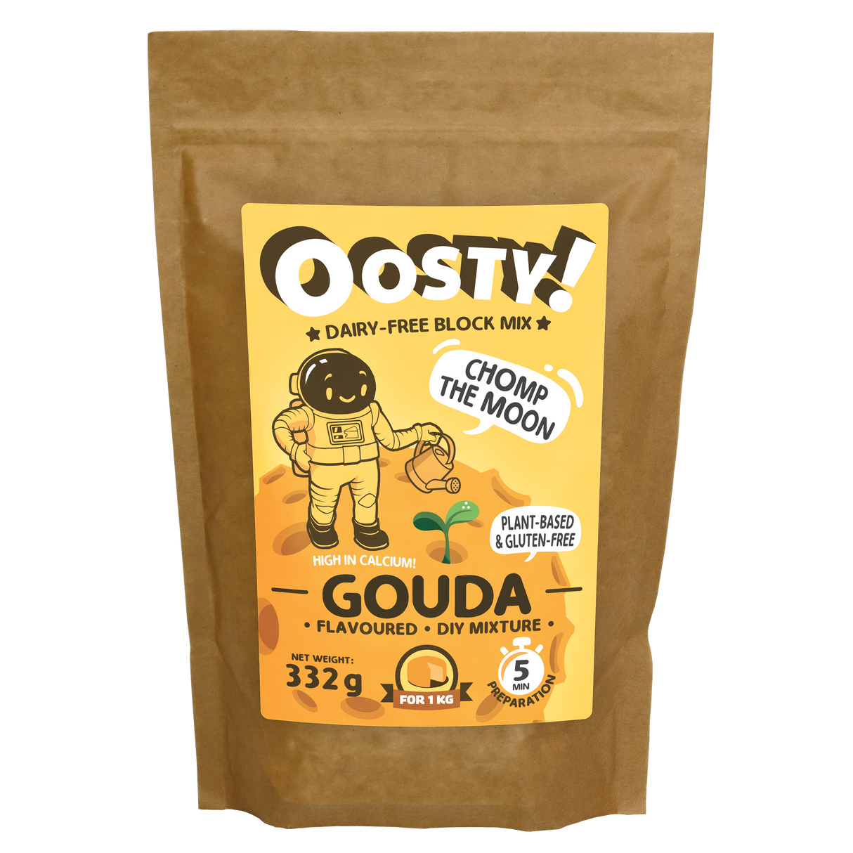 Oosty Gouda flavoured plant-based mixture 332g