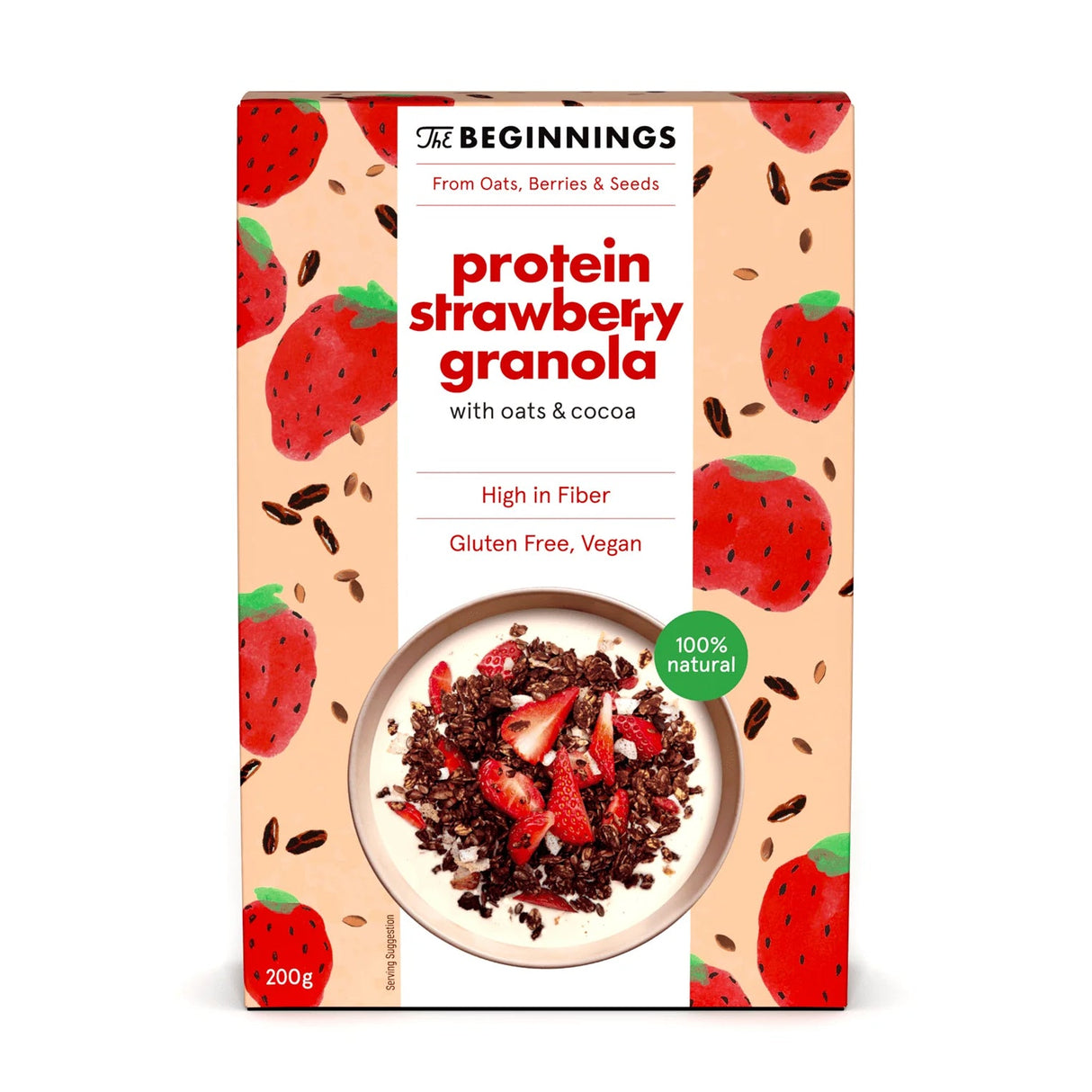 The Beginnings Strawberries protein granola 200 g